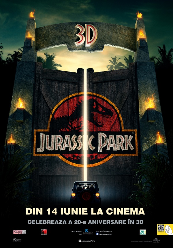 Afis JURASSIC PARK 3D